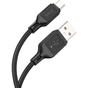 Дата кабель USB 2.0 AM to Micro 5P 1.0m Cool silicone X90 black HOCO (6931474788429) - зменшене зображення 2