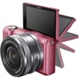 Цифровий фотоапарат Sony Alpha 5000 kit 16-50 Pink (ILCE5000LP.CEC) - зменшене зображення 4