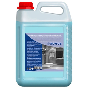 Рідина для чищення ванн Romus для сантехніки 5 л (4820137761385) зображення 1