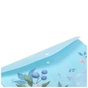 Папка - конверт Buromax А4 на кнопке, BLUEBERRY ARABESKI, полупрозрачная, аквамарин (BM.3943-52) - уменьшенное изображение 3