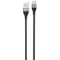 Дата кабель USB 2.0 AM to USB-C 1.0m 2.1A double-side grey XO (NB188-TC-1-GR) - зменшене зображення 2