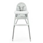 Стульчик для кормления Kinderkraft Dinnly Grey (5902533926558) - уменьшенное изображение 3