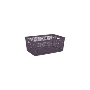 Кошик для зберігання Violet House 0504 4 Ажур Plum 14 л (0504 4 Ажур PL б/кр. 14 л) зображення 1