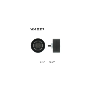 Ролик натягувача ременя SKF VKM 22177 зображення 1