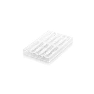 Форма для шоколаду Silikomart Riga B 119x18 h17 мм 10 шт (CH006) зображення 1