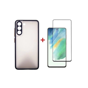 Чохол до мобільного телефона Dengos Kit for Samsung Galaxy S21 FE case + glass (Black) (DG-KM-27) зображення 1