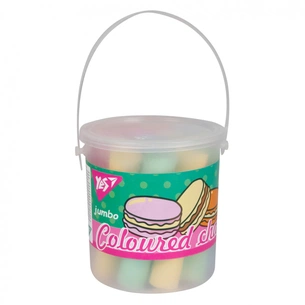 Крейда Yes кольорова Sweet Cream 12 шт JUMBO в відрі (400510) зображення 1