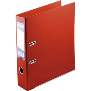 Папка - реєстратор Buromax А4 double sided, 70мм, PP, red, built-up (BM.3001-05c) зображення 1