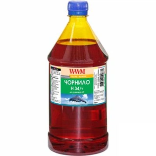 Чорнило WWM HP № 22/134/136 1000г Yellow (H34/Y-4) зображення 1