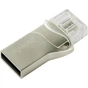 USB флеш накопичувач Apacer 16GB AH173 Silver USB 2.0 OTG (AP16GAH173S-1) - зменшене зображення 5