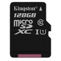 Карта пам'яті Kingston 128GB microSDXC class 10 UHS-I Canvas Select (SDCS/128GB) - зменшене зображення 2