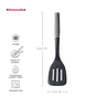 Лопатка кухонна KitchenAid Coreline з прорізами, 34,3 см, сірий (KAS002OHCGG) - зменшене зображення 4
