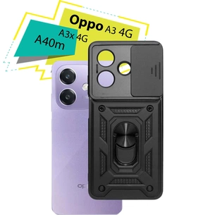 Чохол до мобільного телефона BeCover Military Oppo A3 4G / А3х 4G / A40m Black (713077) зображення 1