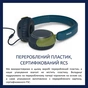 Навушники Philips TAK2000CT/00 USB-C/3,5 мм Blue/Green (TAK2000CT/00) - зменшене зображення 5