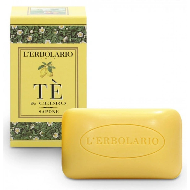 Тверде мило L'Erbolario Чай і Цитрон 100 г (2214010004134) - изображение 1