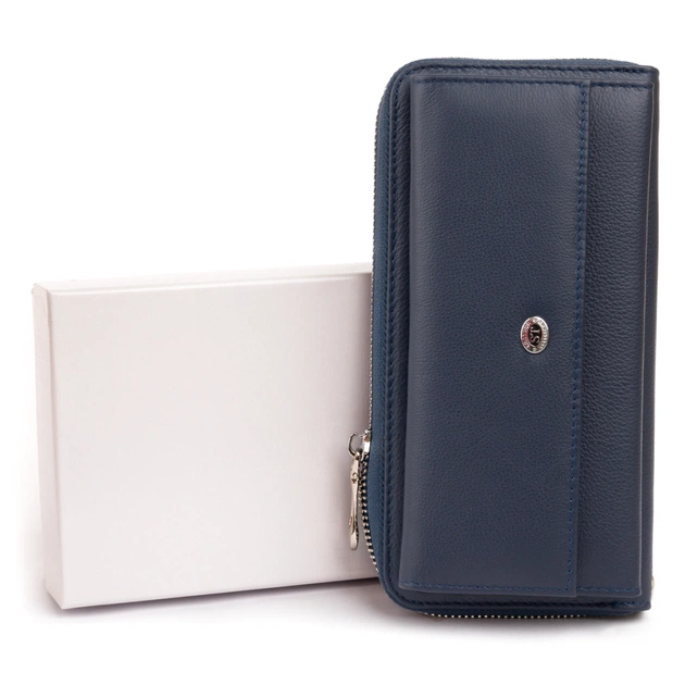 Кошелек ST Leather Темно-синий (19296) - изображение 8