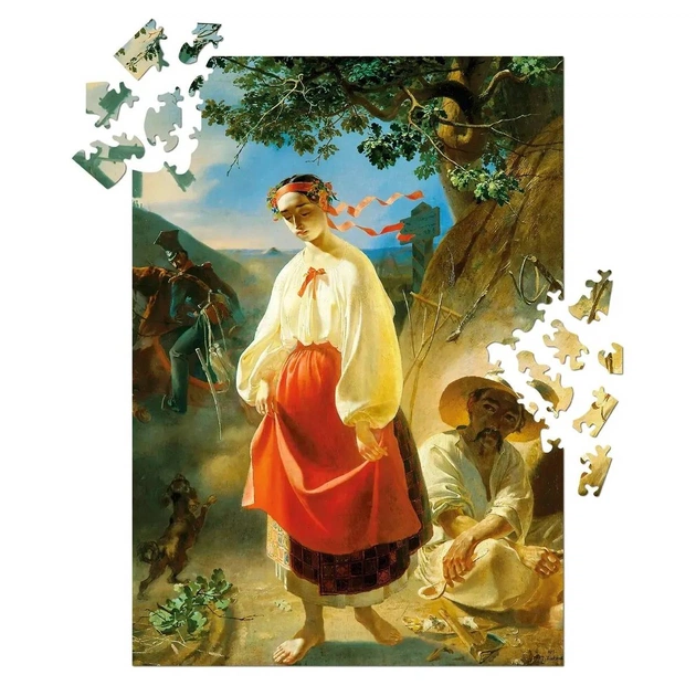 Пазл дерев`яний UkrainianPuzzles Катерина. Тарас Шевченко - зображення 1