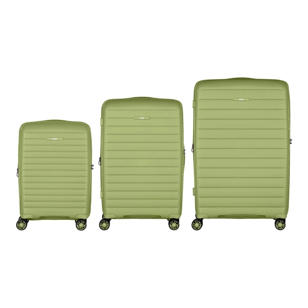 Набір валіз 2E Aero (L+M+S), оливково-зелені (2E-SPP-AERO-SET3-MG) - зображення 3