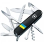 Ніж Victorinox Huntsman Ukraine Black "Прапор України" (1.3713.3_T1100u) - зменшене зображення 1