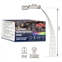 Гірлянда YES! Fun Пучок на мідному дроті 50 LED Різнокольорова 1 м Статична На батарейках (975014) - зменшене зображення 5