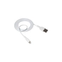 Дата кабель USB 2.0 AM to Lightning 1.0m 2.1A White XO (XO-NB212i-WH) - зменшене зображення 1