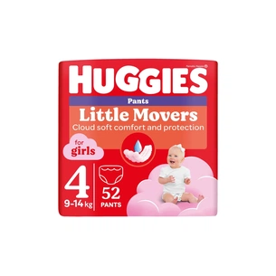 Підгузки Huggies Little Movers/Pants 4 (9-14 кг) для дівчаток 52 шт (5029053547541) зображення 1