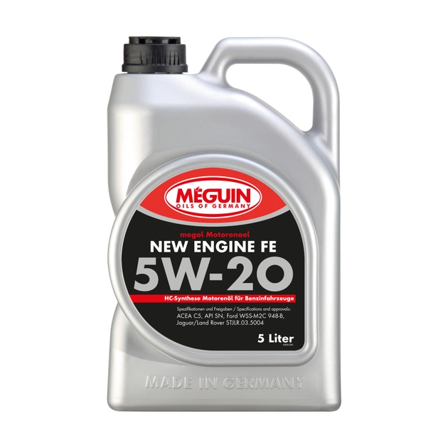 Моторна олива Meguin NEW ENGINE FE SAE 5W-20 5л (9291) - зображення 1