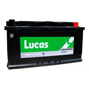 Акумулятор автомобільний Lucas 6CT-95 АзЕ AGM Start-Stop (LBAGM006A) зображення 1