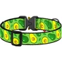 Нашийник для тварин WAUDOG Nylon з QR паспортом "Авокадо" металева пряжка-фастекс XXL (4535-0048) - зменшене зображення 2