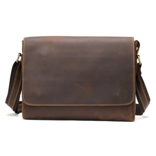 Сумка Vintage Crazy horse Коричнева (14780) зображення 1