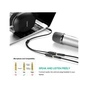 Кабель мультимедийный 3.5mm M to 2x3.5mm F 0.2m AV141 black Ugreen (30619) - уменьшенное изображение 5