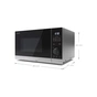 Мікрохвильова піч Sharp YC-PS234AE-S - зменшене зображення 5
