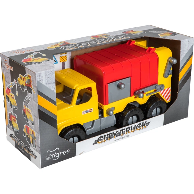 Машинка для дітей Tigres Авто "City Truck" сміттєвоз в коробці (39369) - зображення 1