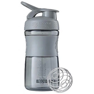 Шейкер спортивний BlenderBottle SportMixer 590ml Grey ORIGINAL (SM 20oz Grey) зображення 1