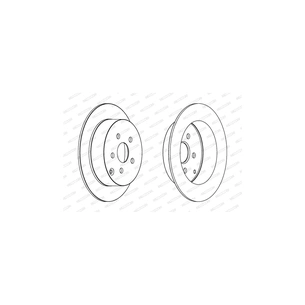 Гальмівний диск FERODO DDF1485C зображення 1