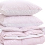 Ковдра MirSon Набір №2153 Bio-Pink Зима 50% пух 140х205 + подушки (2200003022261) - зменшене зображення 1