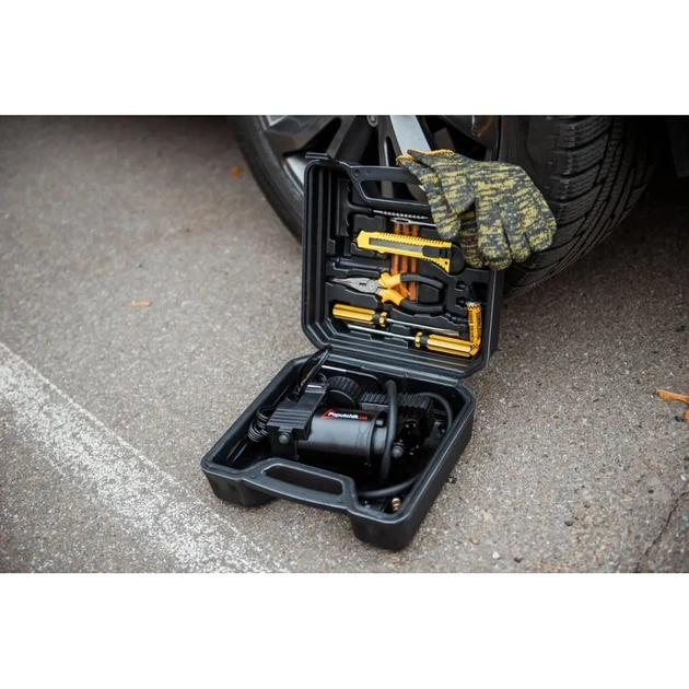 Автомобільний компресор Poputchik 35л/хв, 7 АТ (13-014-IS) - picture 8