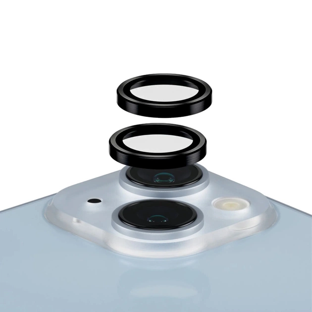 Скло захисне Armorstandart for Camera AR iPhone 15 / 15 Plus Black (ARM76141) - зображення 1