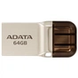 USB флеш накопичувач ADATA 64GB UC360 Golden USB 3.1 OTG (AUC360-64G-RGD) - зменшене зображення 1