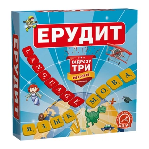 Настільна гра Arial Ерудит три мови (10091) зображення 1
