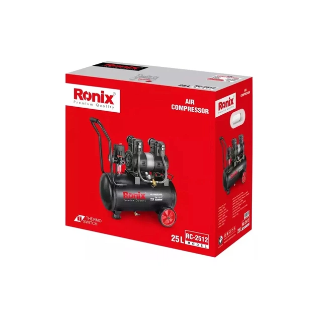 Компресор Ronix 25л, 1380Вт (RC-2512) - picture 9