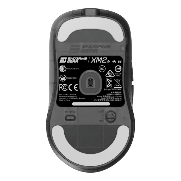 Мишка Endgame Gear XM2w 4k v2 Wireless Transparent Black (PGW-EG-MOU-081) - picture 9