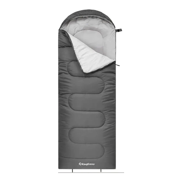 Спальний мішок KingCamp Oasis 250S Grey (KS3221_MEDIUMGREY_L) - зображення 1