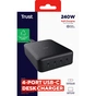 Зарядний пристрій Trust Maxo 4xUSB-C PD240W GaN Black (25413_TRUST) - зменшене зображення 6