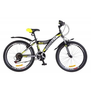 Велосипед Formula 24" STORMY 2018 AM 14G Vbr рама-13" St чорно-жовтий (OPS-FR-24-116) зображення 1
