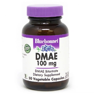 Амінокислота Bluebonnet Nutrition Диметиламіноетанол, DMAE, 100 мг, 50 рослинних капсул (BLB1088) зображення 1