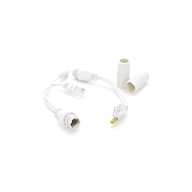 Адаптер PoE Voltronic POE-FS1201RJ45/DC5.5*2.1 white - зображення 1