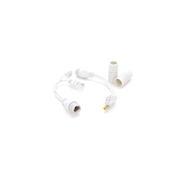 Адаптер PoE Voltronic POE-FS1201RJ45/DC5.5*2.1 white - зображення 1