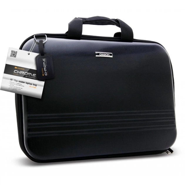 Сумка для ноутбука Canyon 16" Briefcase for laptops, Chrome Black (CNL-CNB16) - изображение 1