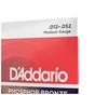 Струни для гітари D'Addario Phosphor Bronze Medium 12-String (12-52) (EJ39) - зменшене зображення 4